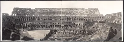 Interior of Coliseum, Rome, Italy, 1909