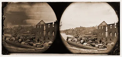 Richmond Virginia. View on the canal