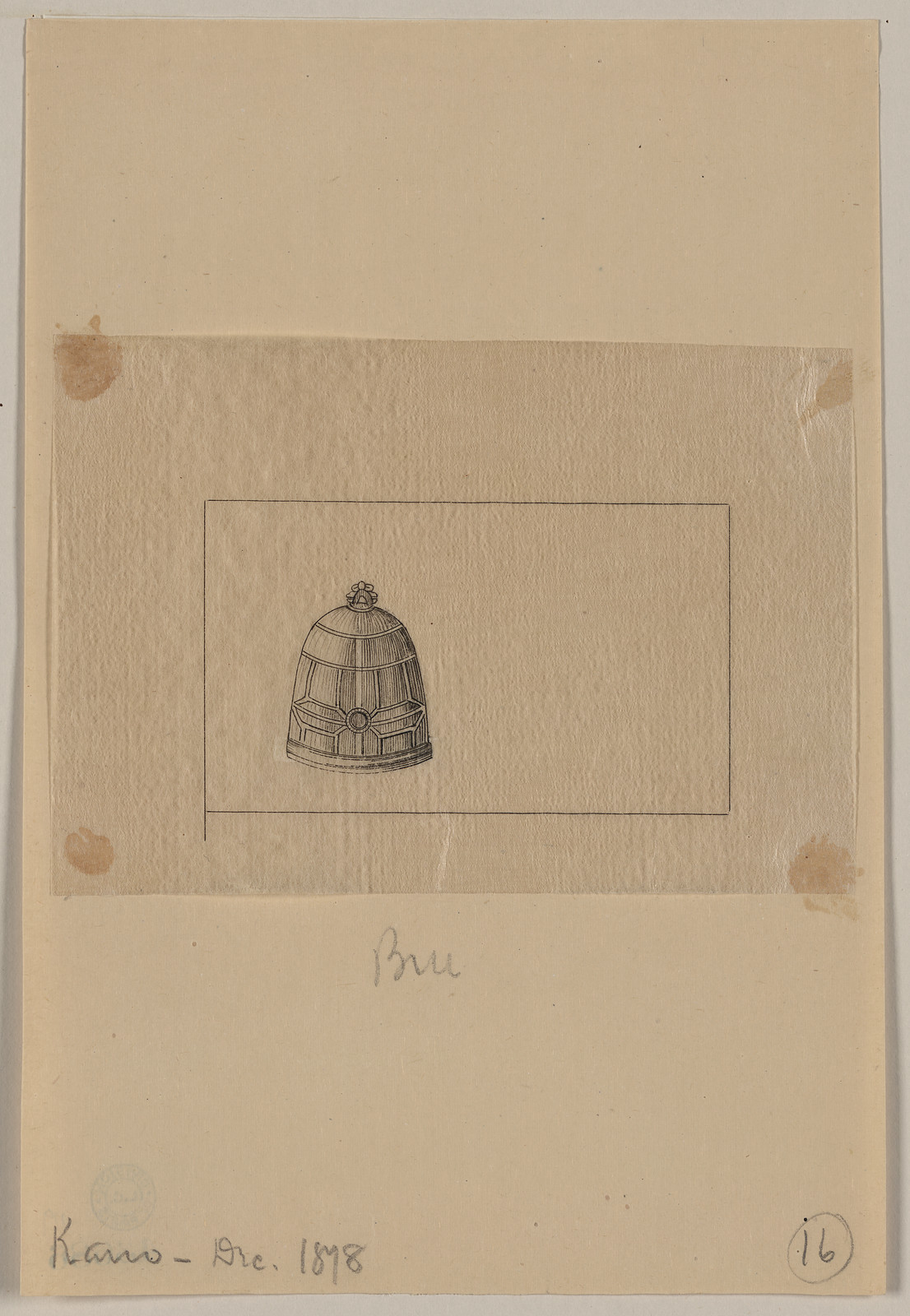 [Japanese drawing], 1750 — historic drawing