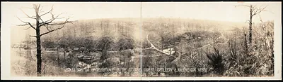 German position in Argonne Forest, France, 1918