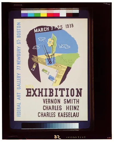 WPA exhibition Vernon Smith Charles Heinz Charles Kaeselau / Nason.