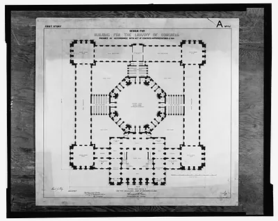 [Library of Congress, Washington, D.C. First story plan, A series]