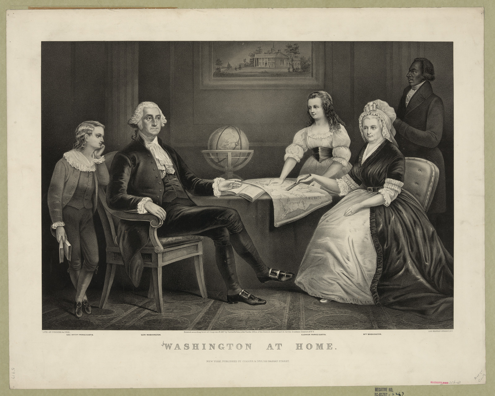 Washington At Home — historic image