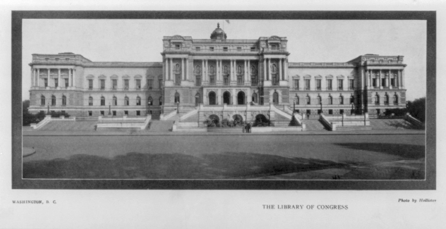 The Library of Congress, Washington, D.C. — historic print