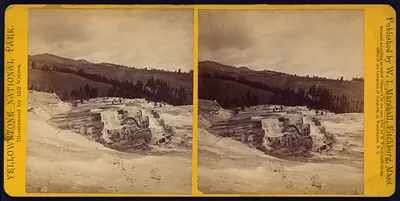 Mammoth Hot Springs Series. Basket Basins