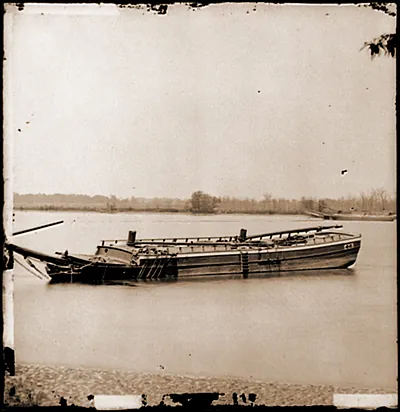 James River Va. Schooners sunk to obstruct passage