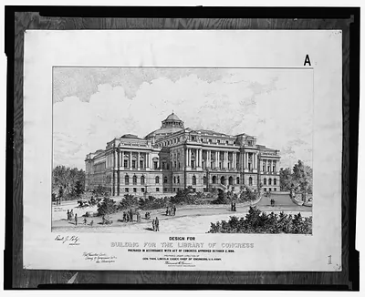 [Library of Congress, Washington, D.C. Front perspective, A series]