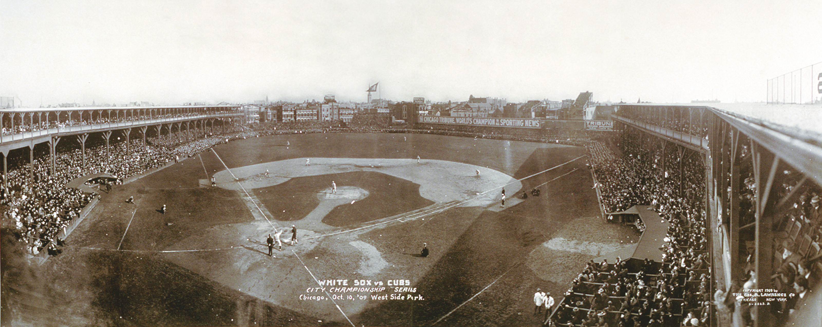 IL White Sox vs. Cubs West Side Park 1909 PHOTO, 1909 — historic image