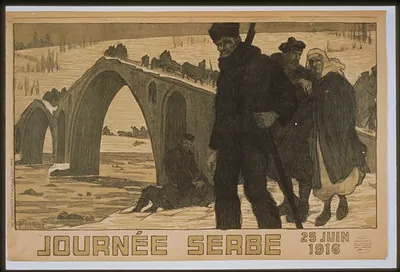 Journeacutee Serbe. 25 juin 1916