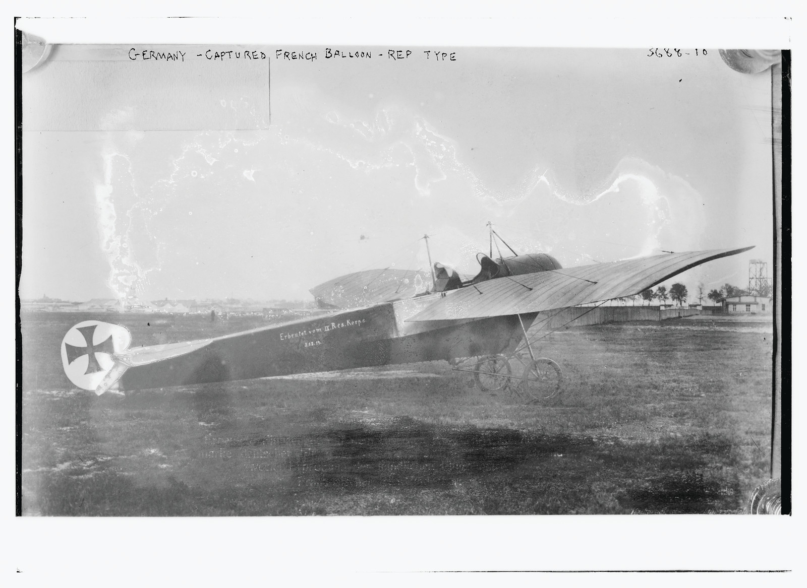 Ger. -- Captured French Balloon-- REPtype, n/a — historic photograph
