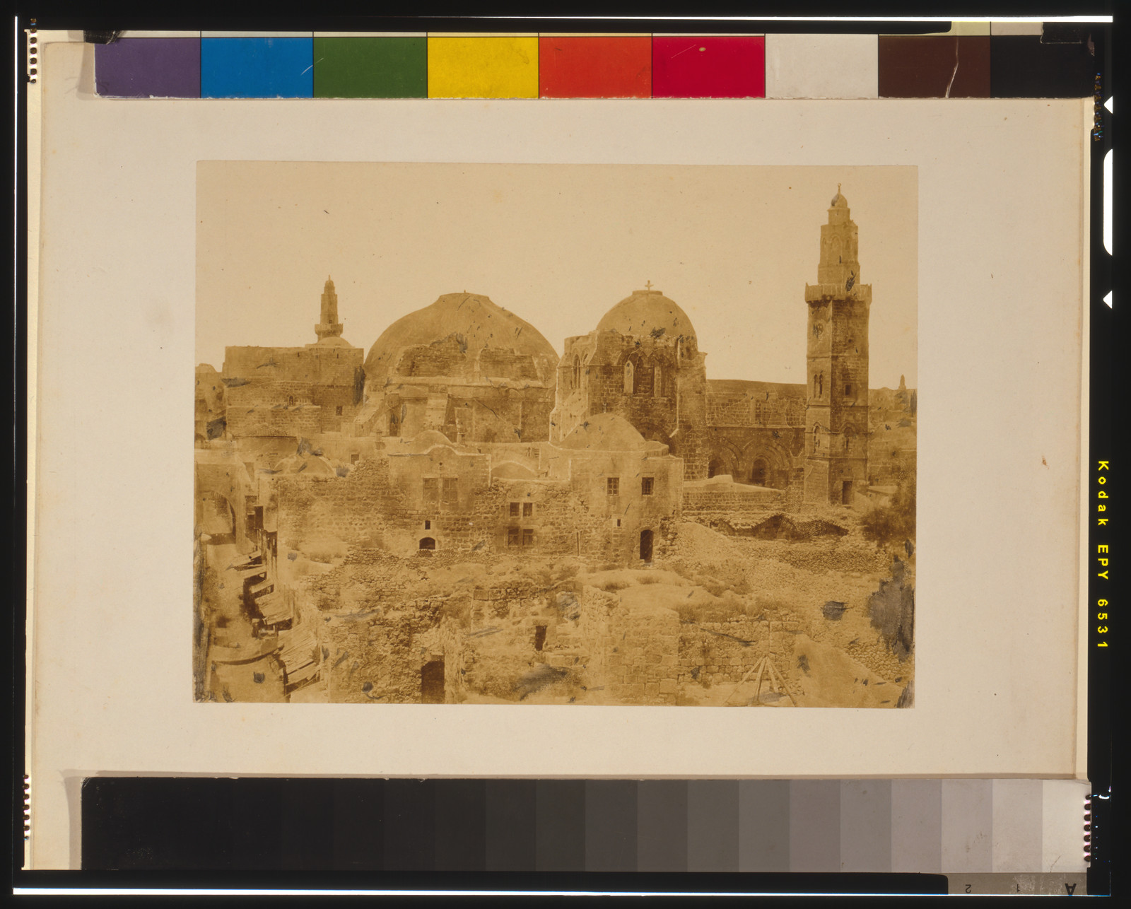 Dômes du St Sépulchre, Jérusalem, Paris : Gidé et J. Baudry, 1856. — historic photograph