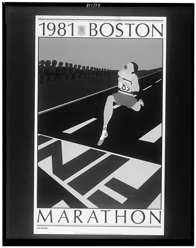 1981 Boston Marathon / KN Martin.