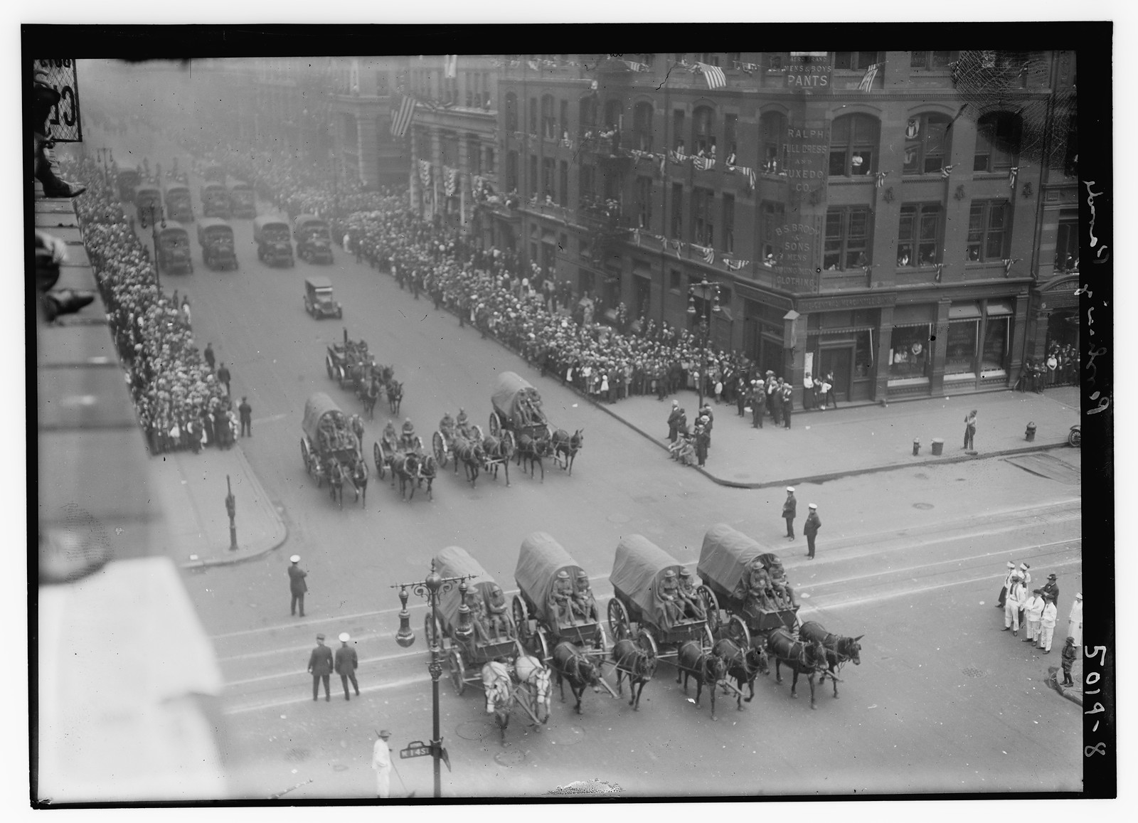 Pershing parade, n/a — historic photograph