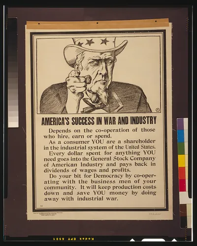 America's success in war and industry depends on the co-operation of those who hire, earn or spend / PR.