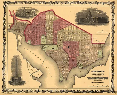Johnson's Georgetown and the City of Washington: The Capital of the United States of America [1862]