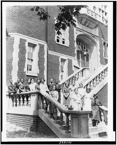 [Front view of Dunbar High School, Washington, D.C.]