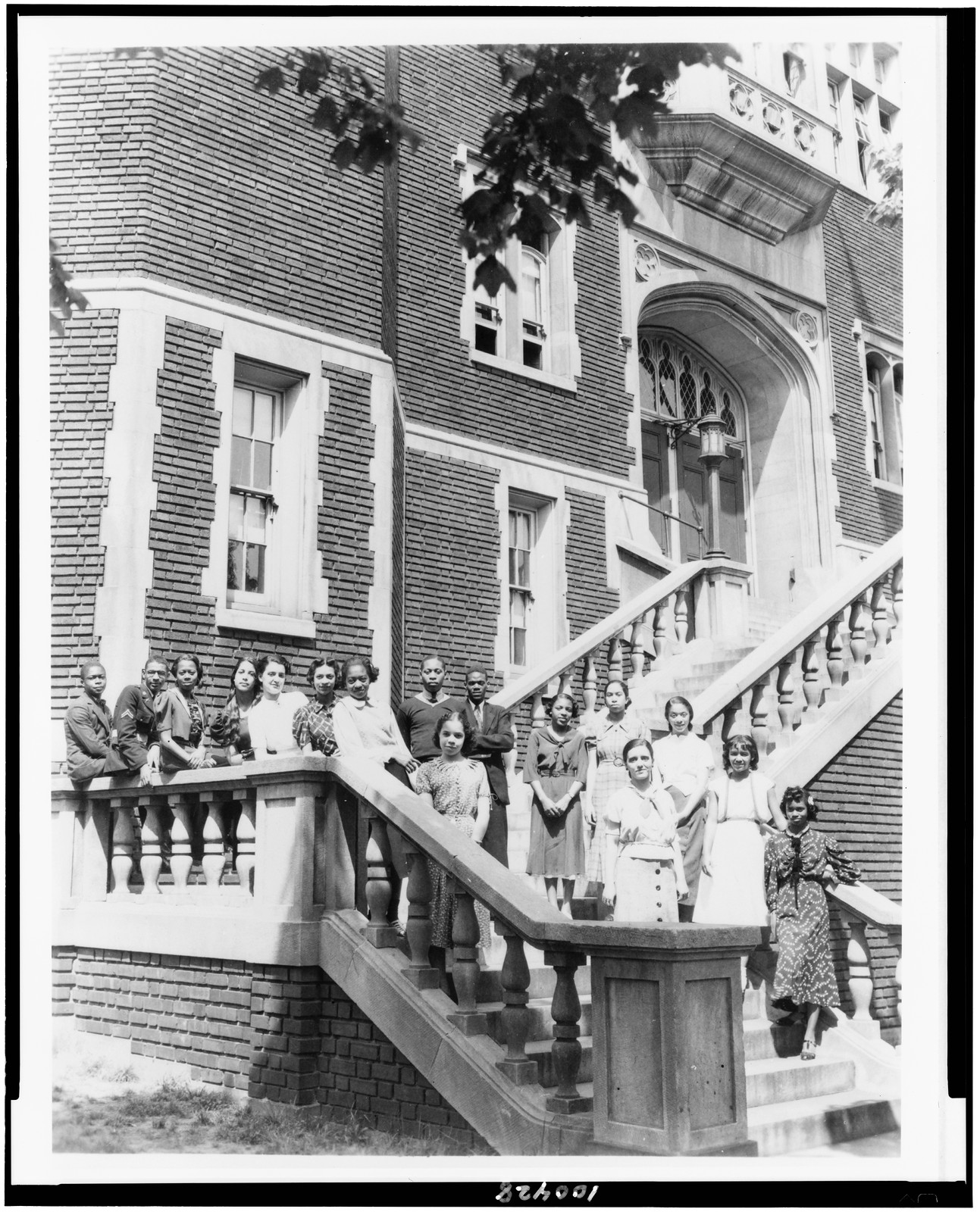 [Front view of Dunbar High School, Washington, D.C.], [1937, printed 197-?] — historic photograph