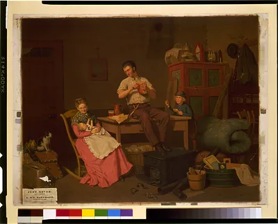 Just moved / original by H. Mosler ; chromo-lithographed & published by A. & C. Kaufmann