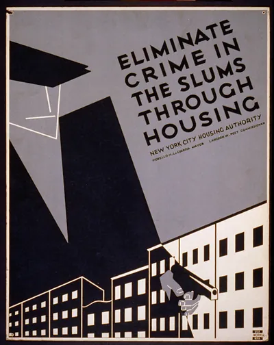 Eliminate crime in the slums through housing