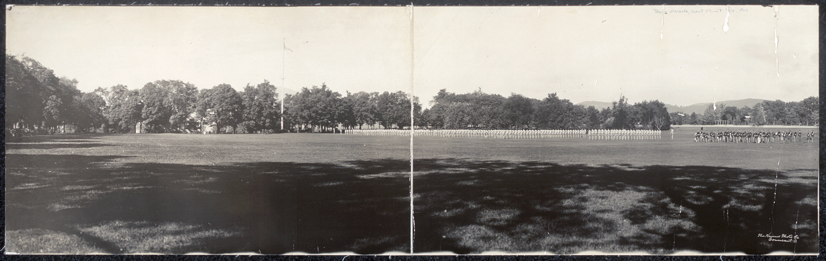 Inspection dress parade West Point, New York, 1909, 1909 — historic image