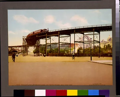 The Elevated at One Hundred and Tenth Street, New York City