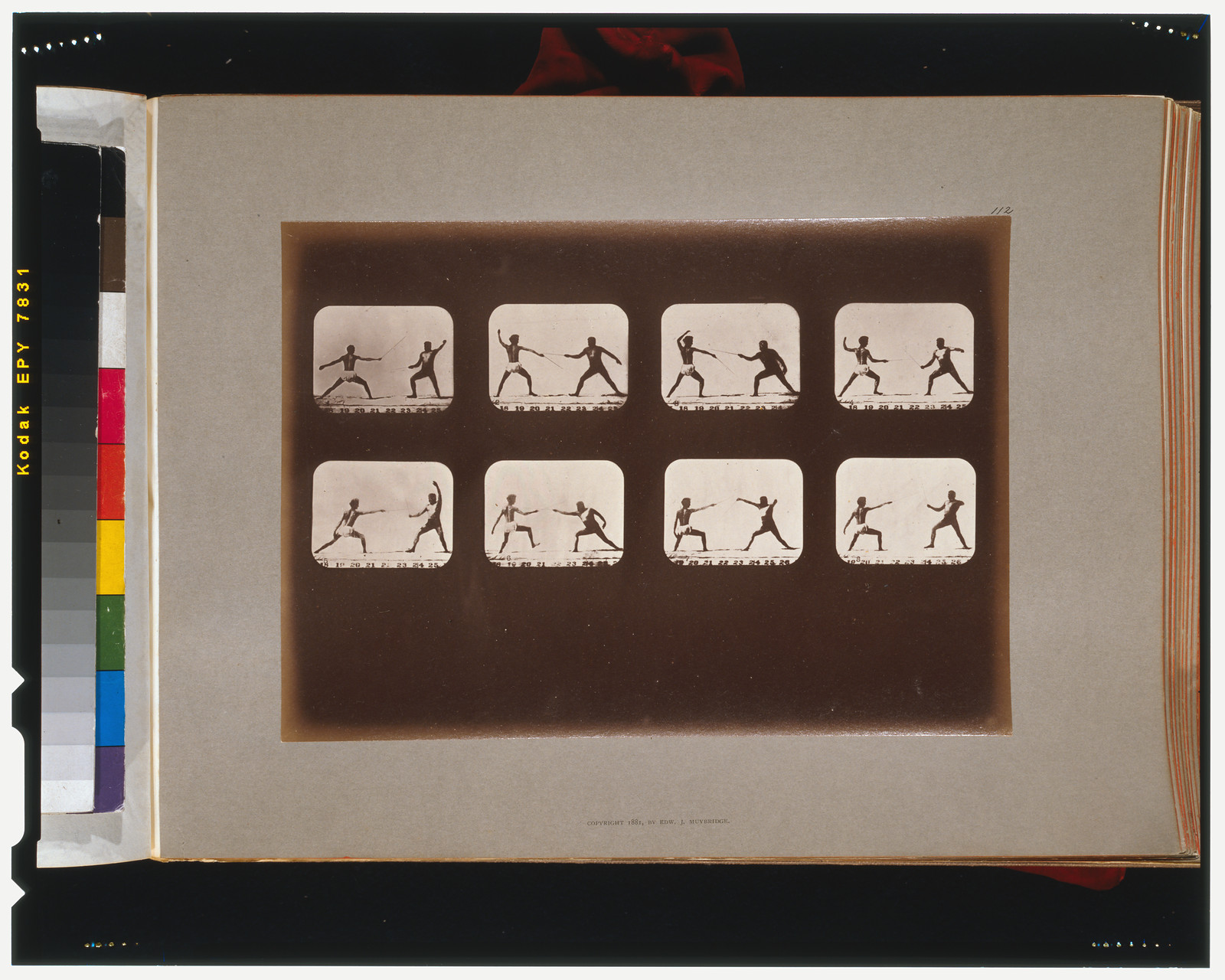 Athletes. Fencing, [San Francisco] : Muybridge, c1881. — historic photograph