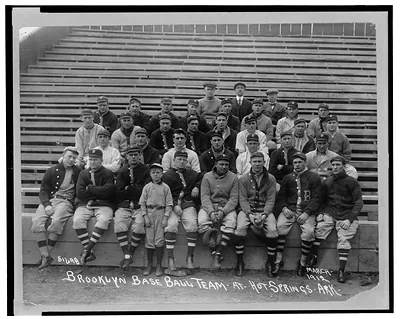 Brooklyn baseball team at Hot Springs, Ark., March, 1912