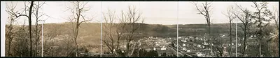 Birds eye view of Elmwood, Wisconsin, 1912