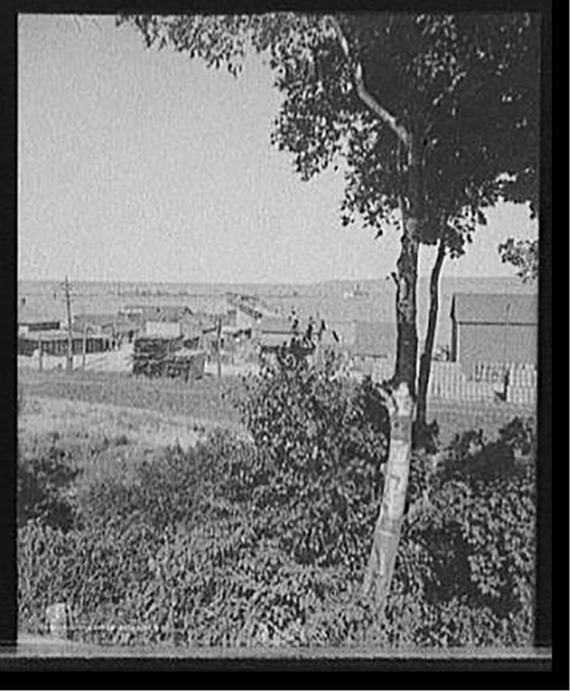 Dock and harbor, Petoskey, Mich., c1906. — historic photograph