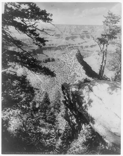 [Colo. - Grand Canyon - Views: from Near Bridge at Grand View Hotel, 1906]