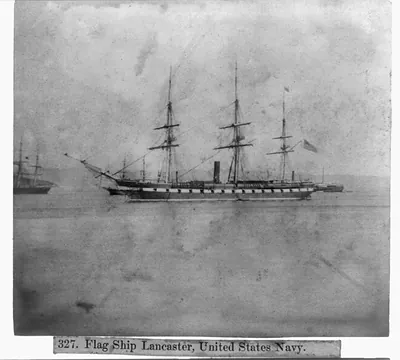 Flag ship, LANCASTER, U.S. Navy