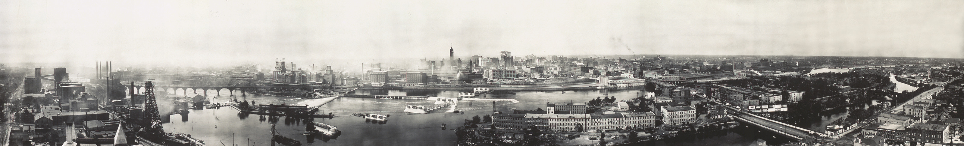 Panoramic view Minneapolis, Minnesota, 1915, 1915 — historic image
