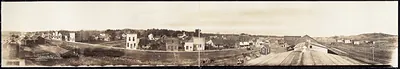 Birds eye view of Boyceville, Wisconsin, 1912