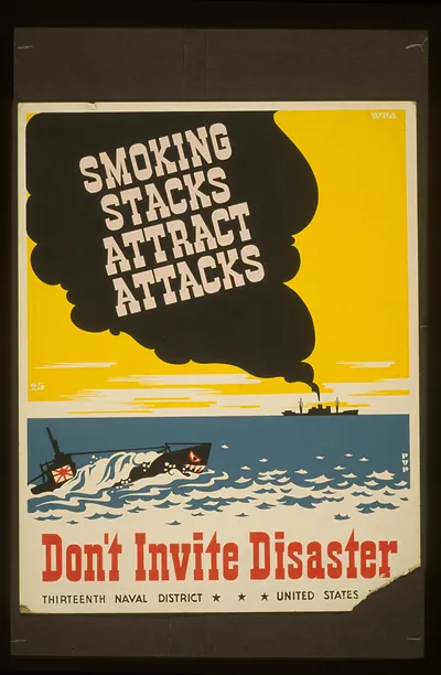 Smoking stacks attract attacks Dont invite disaster / PvP.