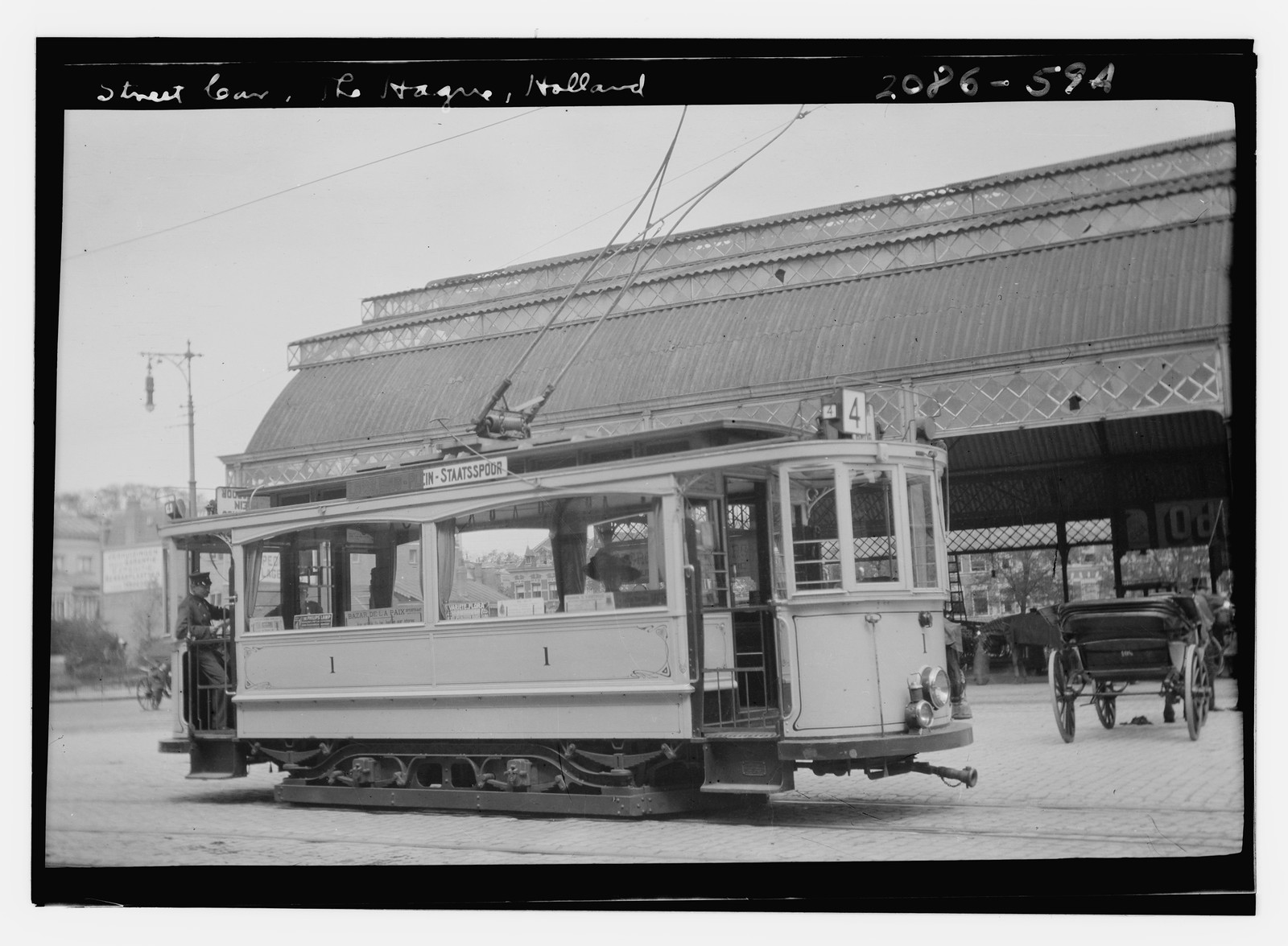 Street car - the Hague, Holland, n/a — historic photograph