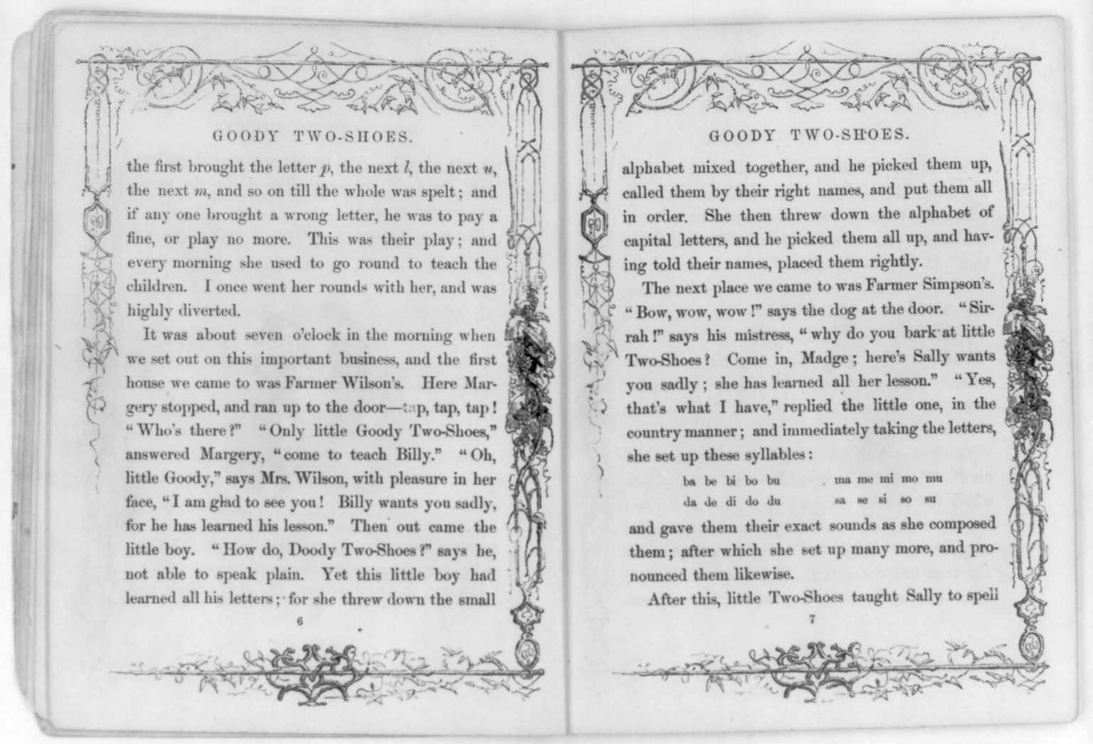 Goody Two-Shoes. Illuminated with ten pictures (New York, H.W. Hewet) Complete — antique engraving