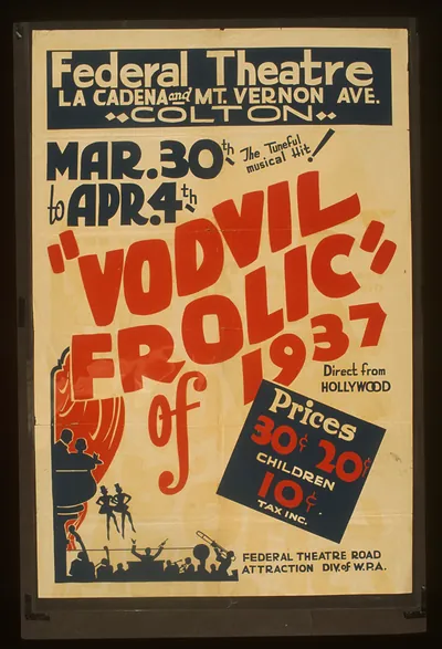 The tuneful musical hit! Vodvil frolic of 1937 - direct from Hollywood