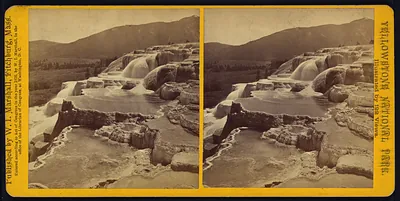 Mammoth Hot Springs Series. Upper Basins