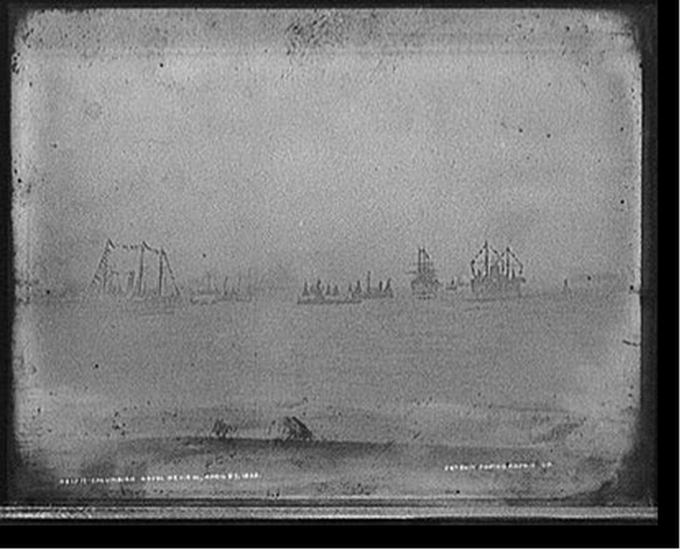 Columbian Naval Review, 1893 April 27. — historic photograph