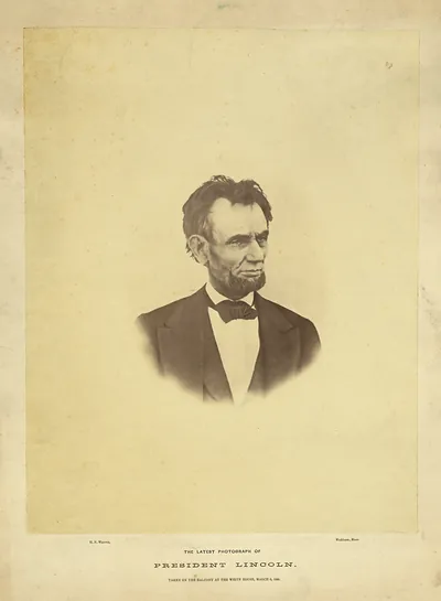 The Latest Photograph of President Lincoln