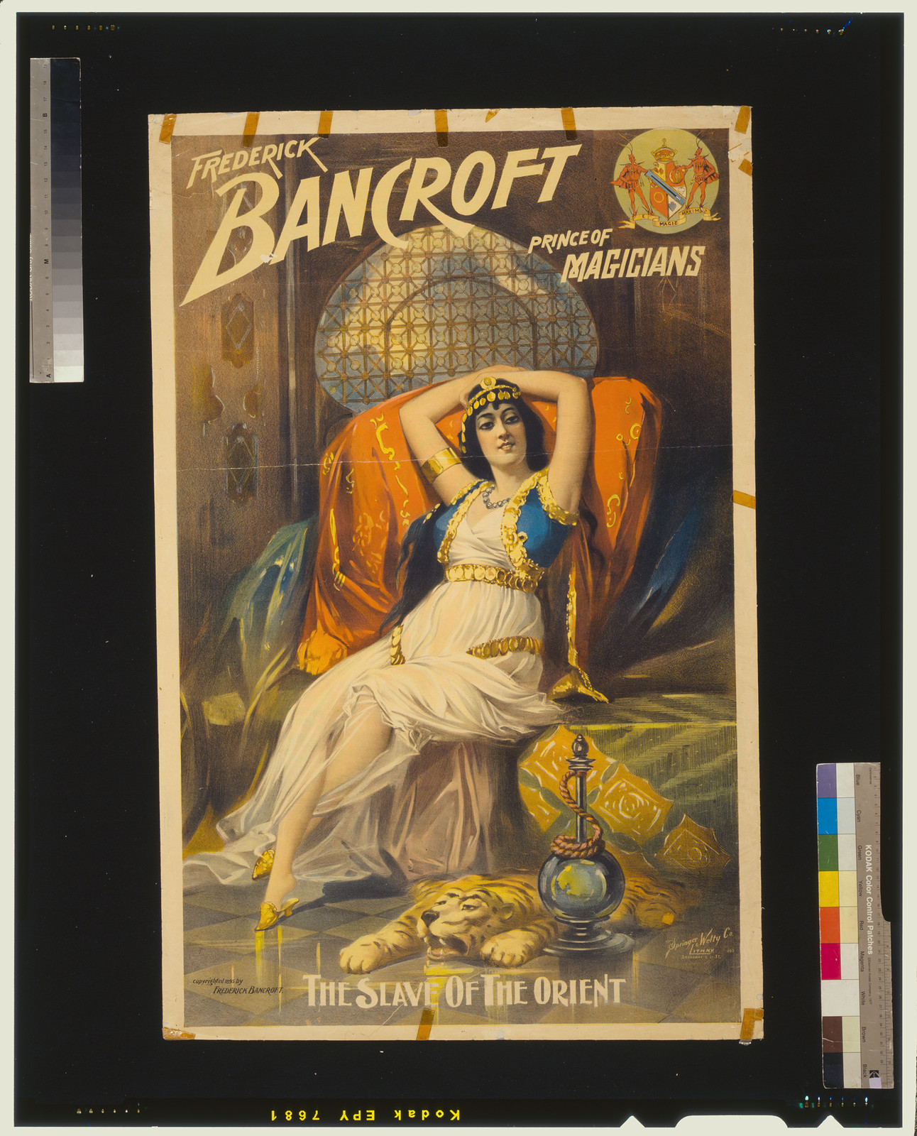 Frederick Bancroft, prince of magicians, N.Y. : Springer & Welty Co. Lith., c1895. — vintage poster