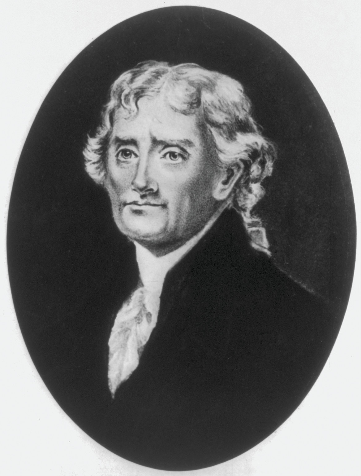 [Thomas Jefferson, bust portrait, facing left], 1item. — historic image