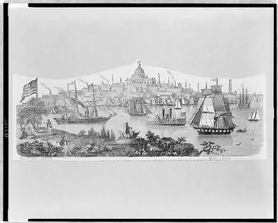 [View of Boston, Massachusetts, from water]