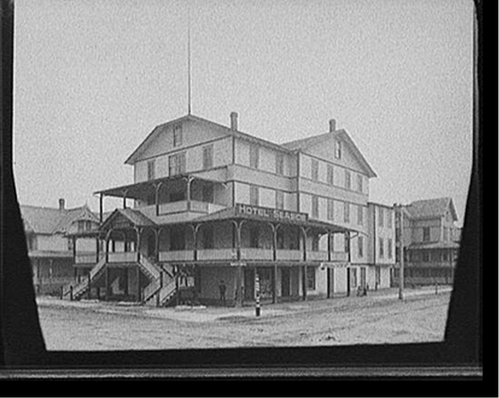 [Wildwood, N.J., Hotel Seaside], [between 1900 and 1910] — historic photograph