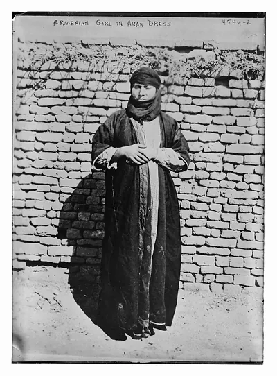 Armenian girl in Arab dress