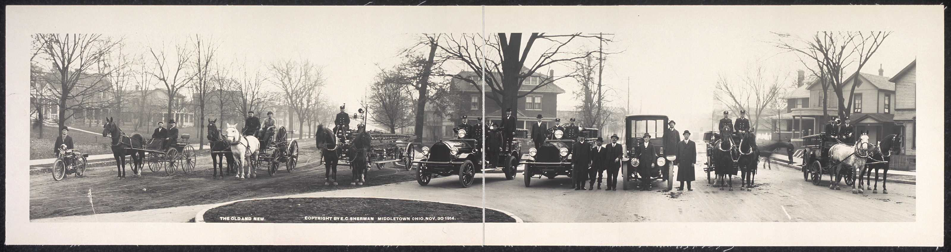 Middletown The Old and new, Ohio, 1914, 1914 — historic image