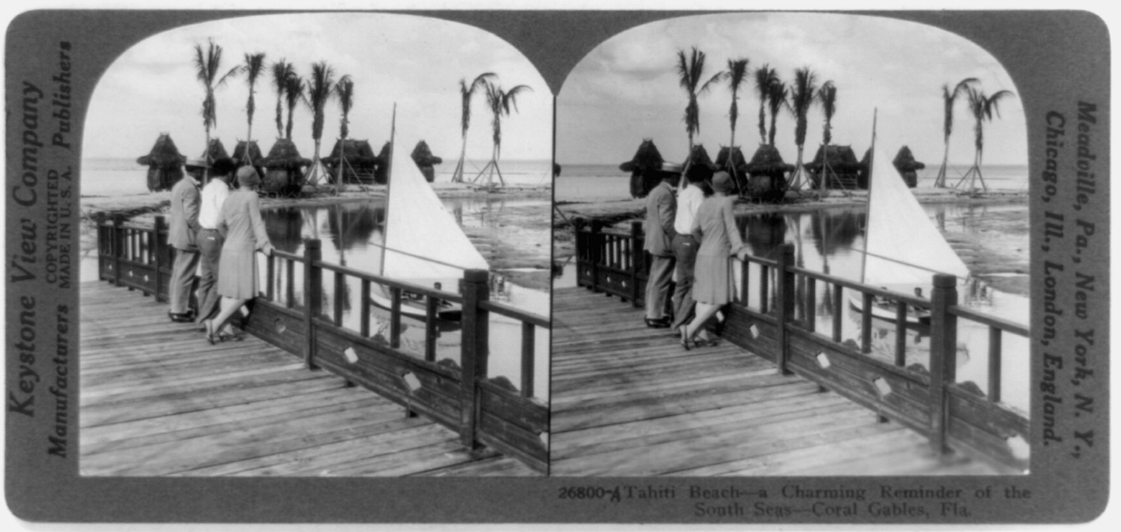 Tahiti Beach--a charming reminder of the South Seas Coral Gables Fla., 1926 — historic image