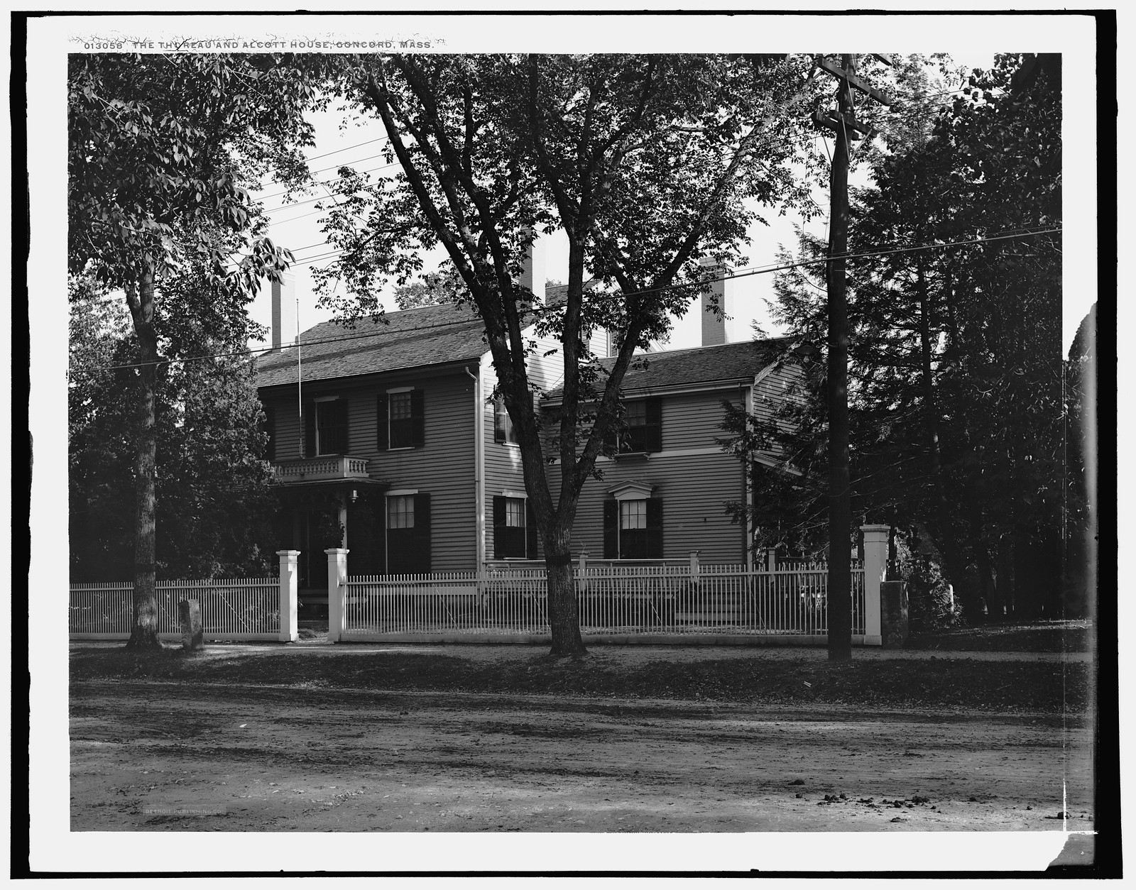 The Thoreau and Alcott House, Concord, Mass., [ca. 1900] — historic photograph