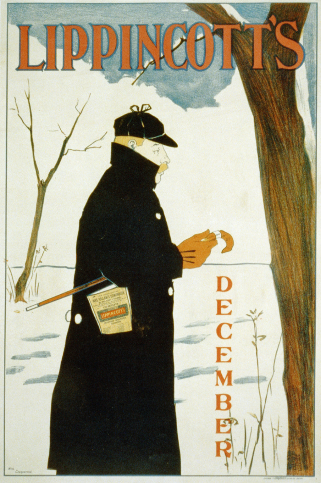Lippincott's [for] December, 1894 — vintage poster