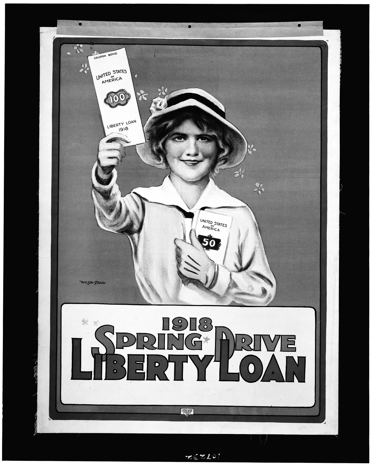 Liberty Loan 1918 Spring drive / Wilson-Craig., New York : Greenwich Litho. Co., 1918. — vintage poster